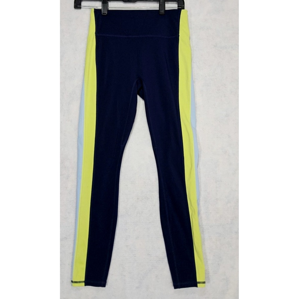 Fabletics Leggings S Pants Motion 365 Blue Green Cropped 7/8 Skinny Alternative